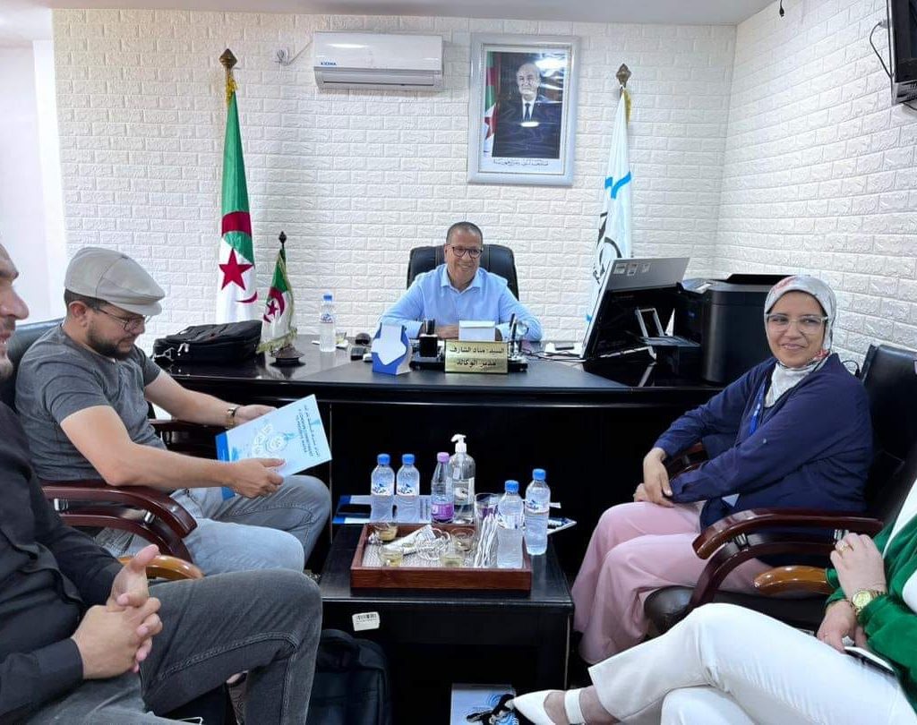 جلسة عمل في مقر وكالة الحوض الهيدروغرافي وهران شط شرقي بوهران