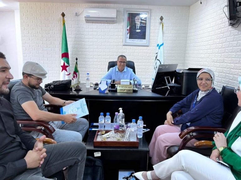 جلسة عمل في مقر وكالة الحوض الهيدروغرافي وهران شط شرقي بوهران