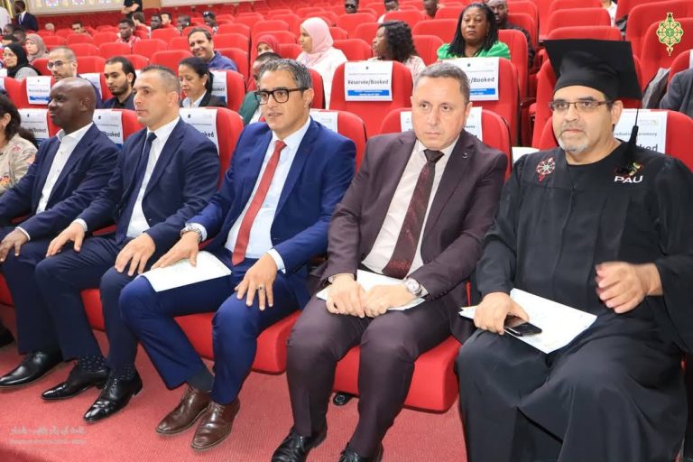 فعاليات حفل تخرج الدفعة التاسعة من طلبة المعهد الإفريقي لعلوم المياه والطاقة