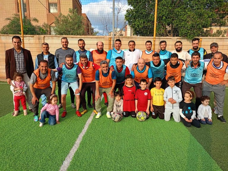 جانب من النشاطات الرياضية المنظمة بالمركز الجامعي مغنية