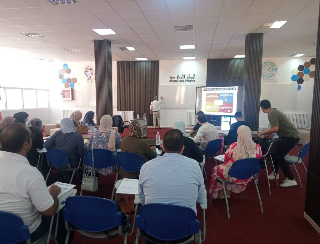 تحت إشراف خلية ضمان الجودة: استمرار الدورة التكوينية حول ISO 9001:2015 بالمركز الجامعي مغنية