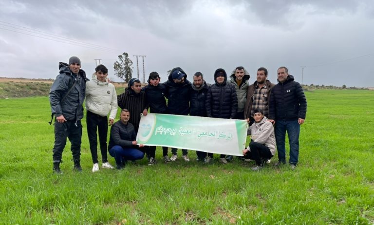 مشاركة موظفو وطلبة المركز الجامعي مغنية  في المبادرة الوطنية لغرس خمسة  ملايين شجرة