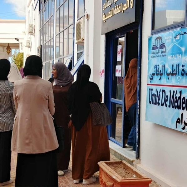 في إطار العمل الإنساني_حملة للتبرع بالدم بالمركز الجامعي مغنية4