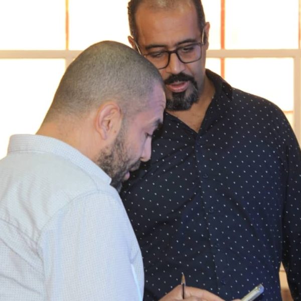 جلسة المرافقة التي قام بها مدير مركز تطوير المقاولاتية بالمركز الجامعي مغنية 2