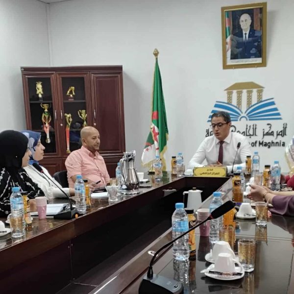 المركز الجامعي مغنية يعقد لقاءً تنسيقيًا مع الفروع النقابية UGTA وSNAPAP1