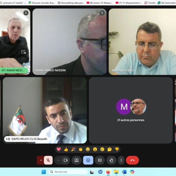 المشاركة في الاجتماع الذي نظمته مديرية التكوين في الطور الثالث1