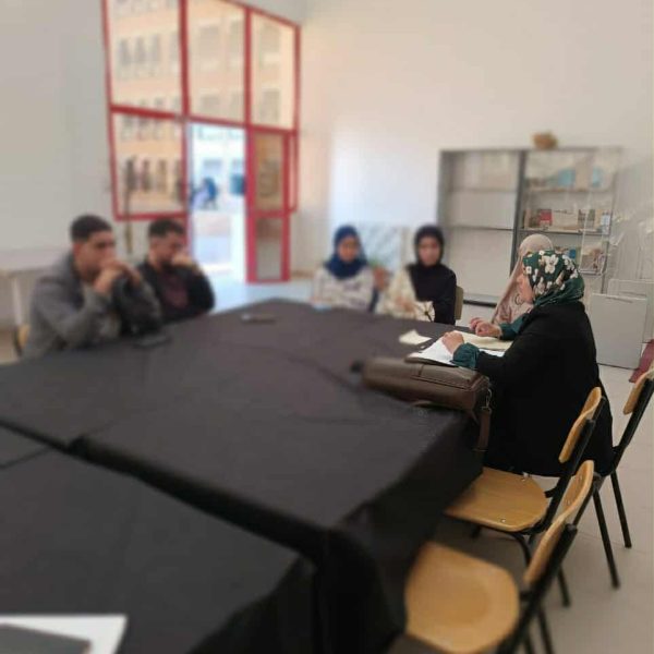 انشطة Tutorat UCM تتواصل بحصة إشراف نوعية للأستاذة رباحي حنان بالمركز الجامعي مغنية2