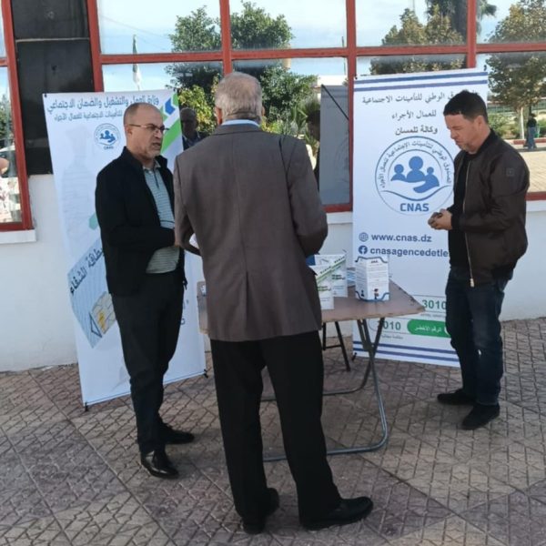 حملة إعلامية للضمان الاجتماعي بالمركز الجامعي مغنية حول الحقوق والواجبات6