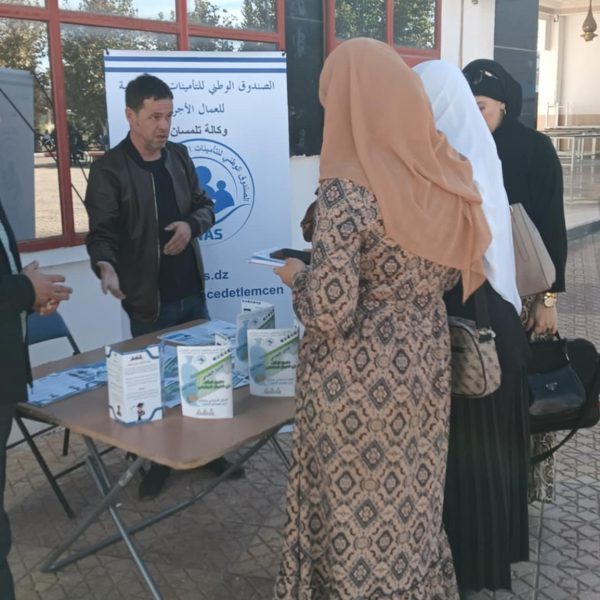 حملة إعلامية للضمان الاجتماعي بالمركز الجامعي مغنية حول الحقوق والواجبات9