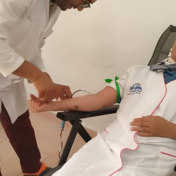 في إطار العمل الإنساني_حملة للتبرع بالدم بالمركز الجامعي مغنية10