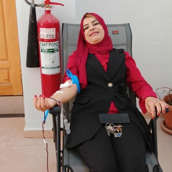 في إطار العمل الإنساني_حملة للتبرع بالدم بالمركز الجامعي مغنية11