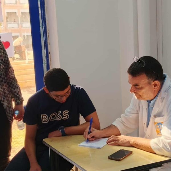 في إطار العمل الإنساني_حملة للتبرع بالدم بالمركز الجامعي مغنية5